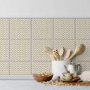 Azulejos Adhesivos Boho - espiga capuchino - lote de 12