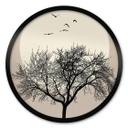 Póster Kubistika - Sueño de invierno - Redondo