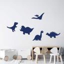 Wallsticker Dinosaur-sæt (5 dele)