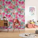 Non-woven tapet - Ariel Pink Flower - 200 x 280 cm