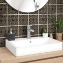 Azulejos Adhesivos Fredriksson - Art Deco Negro Oro - Lote de 12