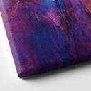 Canvasbillede Abstrakt kystlinje i lilla - Schmucker | Abstrakt kunst - Firkantet