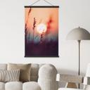 Póster de tela Hierbas a la luz del sol resplandeciente - Treechild