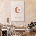 Lienzo Eid Mubarak luna creciente