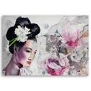 Canvasbillede, Geisha portræt Japan