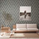 3D tapet pvc-fri - ikke-vævet tapet geometrisk af A.S. Création blå beige 385063