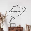 Wallsticker - Nürburgring Silhouette