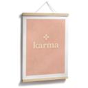 Spirituel karma plakat i pink - Treechild