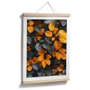 Póster Hojas brillantes en otoño - Jaszke