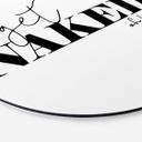 Tableau sur alu-Dibond rond Get Naked