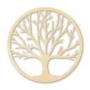 Decoración en madera chapa de chopo - árbol de la vida