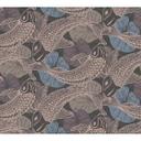 Papel pintado tejido-no tejido Livingwalls Metropolitan Stories papel pintado asiático con koi Mio Tokio azul, negro