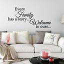 Wallsticker  - Every Family has a story...