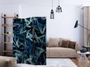 Screen room divider - Vildmark om natten, 3-delt
