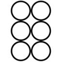 Wallsticker - Cirkel Mønster