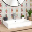 Azulejos Adhesivos Leffler - Matryoshka - Lote de 12
