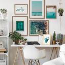 Poster Goed Blauw - Das Eucalyptusblatt