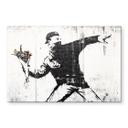 Akrylbillede Banksy - Blomsterkasteren