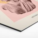 Hexagon Dibond Statue af gudinden Artemis - Grace Digital Art