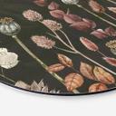Tableau sur alu-Dibond rond Sir Edward - Olive Fleurs Séchées
