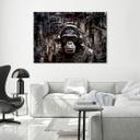 Canvasbillede, moderne abe-abstraktion