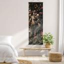 Póster de tela Astronautas en un prado de flores - Nicebleed - Panorama