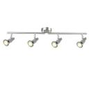 Deckenleuchte Mika, silber, 13 x 78 cm, Metall Strahler