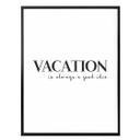 Póster Vacaciones