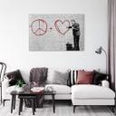Glasbillede - Banksy - Peaceful Hearts Doctor