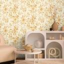 COSMOPOLITAN blomstertapet blomster hvidguld - moderne designer ikke-vævet tapet