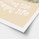 Plakat med ordsprog Sjov Capybara - Capy Life Saying