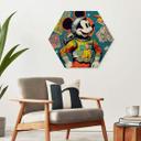 Hexagon Dibond Treechild - Astronaut Mickey