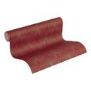 Livingwalls Fleecetapet, New Walls 50'er glam Art Deco Tapet Metallic, Rød