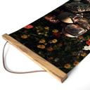Póster de tela Astronautas en un prado de flores - Nicebleed - Panorama