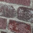 Anaglypta® Brick Baker Street papier peint intissé aspect brique vintage rouge, gris