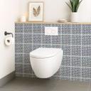 Azulejos Adhesivos Muestra geométrica con flores - Treechild - Lote de 12