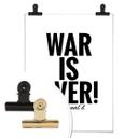 Plakat - War is over