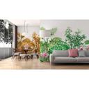 grønt og hvidt non-woven tapet Designwalls Tropical Wall 