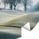 Frostige bakker | natur tapetmaleri - Eisenmann - rund - vliesetapet/selvklæbende non-woven tapet