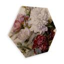 Hexagon Hout Redouté - Boeket Bloemen