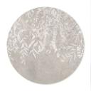 Poster Elegante wilgentakken in beige - Ms Tiff - Rond