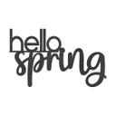 MDF-dekoration hello spring