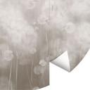 Bloemen Fotobehang dandelions dream in beige - Ms Tiff - rond - zelfklevend/niet-geweven
