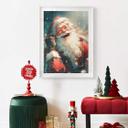 Póster de Papá Noel sonriente - Treechild