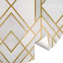 Fototapet - Rundt Fredriksson - Art Deco: Goldene Geometry - vliesetapet/selvklæbende non-woven tape
