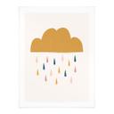 Plakat Munter regn i pastelfarver - Lisboa
