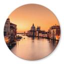 Glasbillede - Solnedgang i Venedig - Zhang