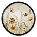 Póster Flores silvestres del prado a la luz del sol - Talen - Round