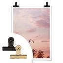 Póster Suelto - Colibríes enamorados