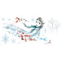 Wallsticker Frozen 2 - Elsa i vandfarver